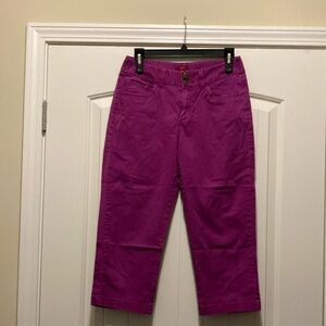 Purple Merona capris